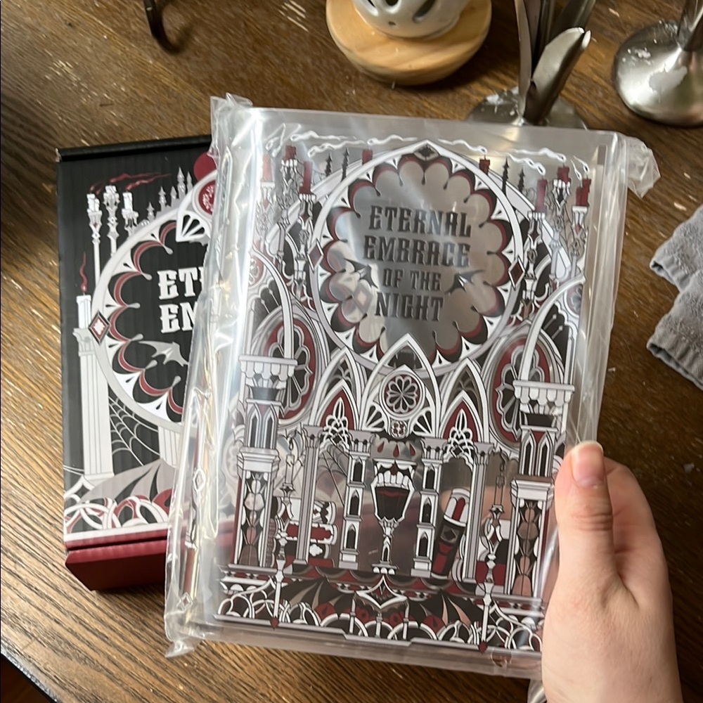 Eternal Embrace Plastic Book Vase